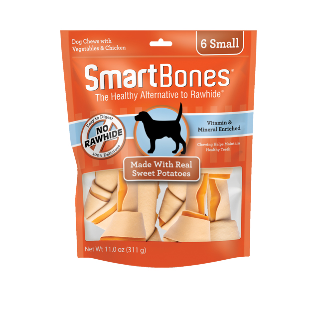 Peanut Butter Classic Bone Chews Small SmartBones